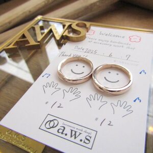 お友達同士で指輪作り