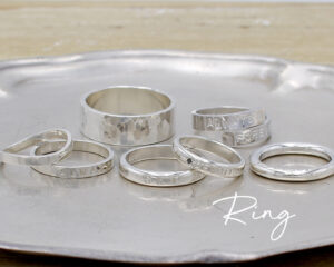 シルバーリング作り作品