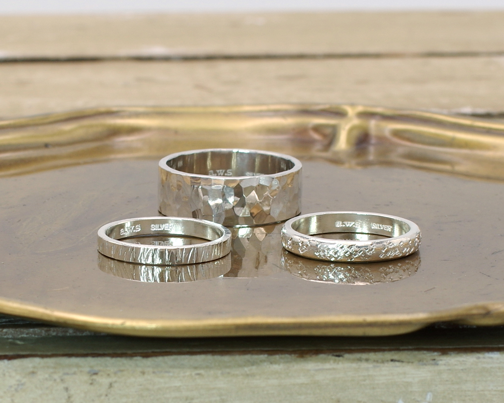 手作り感がかわいいリング