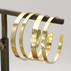 真ちゅうバングル作り